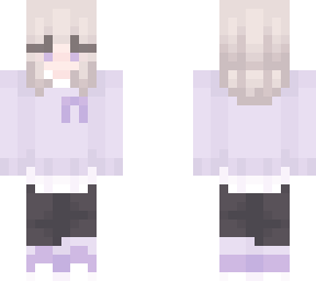 purple sweater
