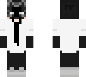 tux with dark yakuza mask
