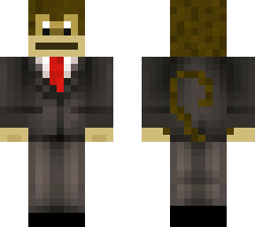 tuxedo monkey but with tail.