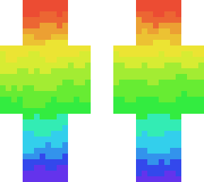 vibrant rainbow fade