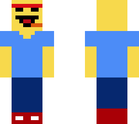 yellow skin with headset
