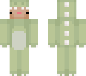 axolotl in a dino onesie