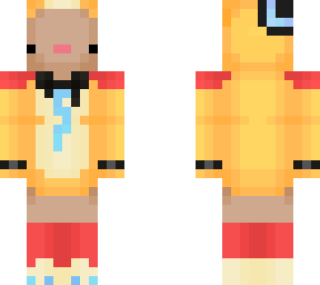 axolotl in a freddy fazbear onesie