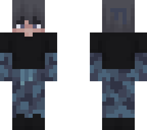 blue camo boy! ._.