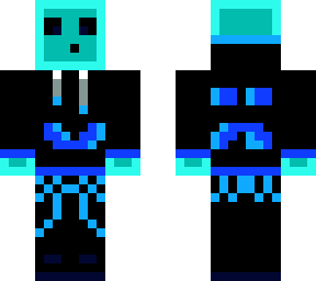 blue slime happy sad jacket