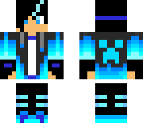 cool neon blue boy v2