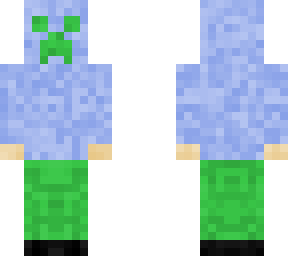 creeper person blue