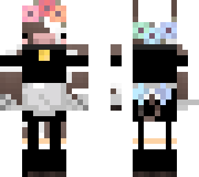 cute cow maid dress