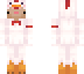 gingerbread axolotl in a chicken onesie