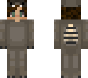 racoon onesie kai