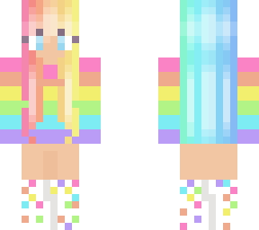 rainbow girl