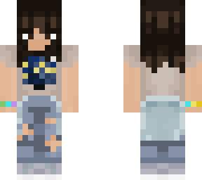 starry night shirt! | nike shoes! | ripped jeans!