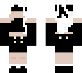 white haired girl