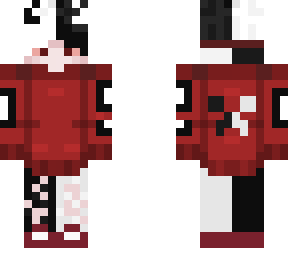 black white & red demon
