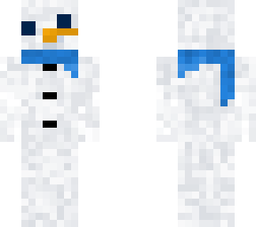 blue snowman