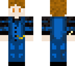 blue suit dued