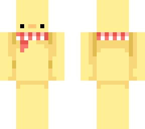 ducky in red scarf