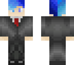 finnblue in a suit