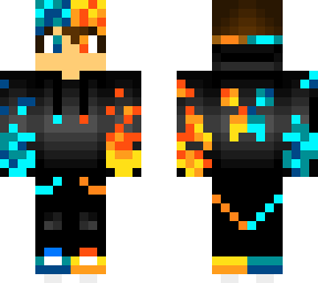 fire and ice hoodie skin