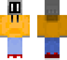orange tv head