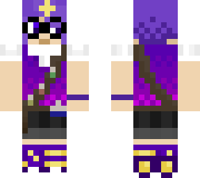 purple witch cat