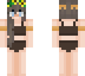 sunflower girl in bikini