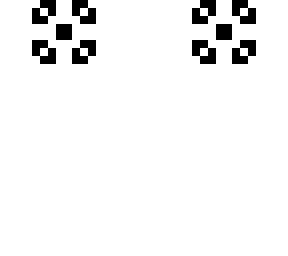 white with black stuff