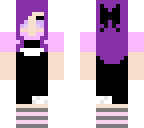 basic purple girl skin