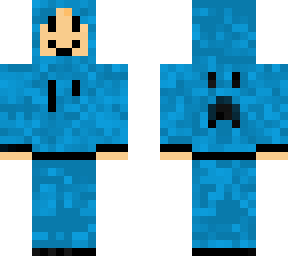 blue hoodie creeper