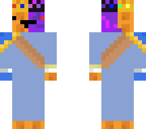 corrupted  king waffle 2.0 with a shirt