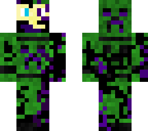 creaper guy  fought an enderman
