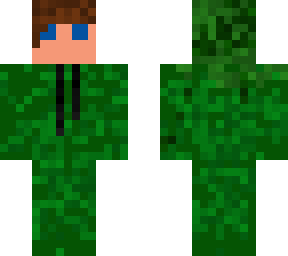 green boy in jacket