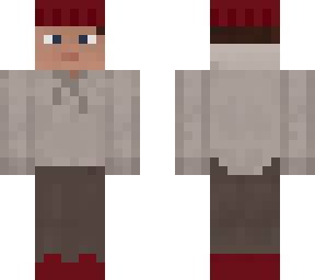 hoodie guy with red beanie