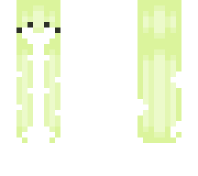 light greeeeeeeen and loooooooooong hair base
