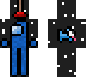 long blue among us character