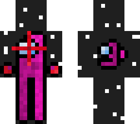 long pink among us character