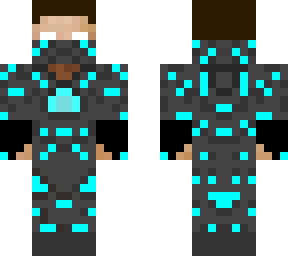 myncaft herobrine cybernetic suit of armor on (no copying)
