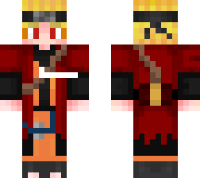naruto sage mode and the 9 tailed fox power.