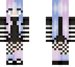pink and blue pastel goth