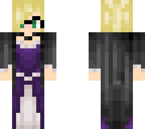 short haired blonde witch girl