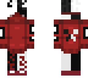 this the black ,red, and white demon with an african  shin tone. by jhonnyboi