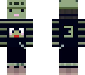 three but with a mask