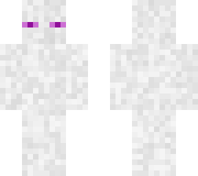 white enderman with magenta eyes