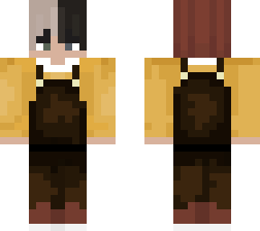 xesis wearing wilbur soot outfit but with overallls