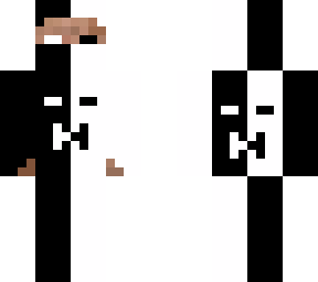 black & white herobrine