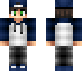 blue white gamer boi