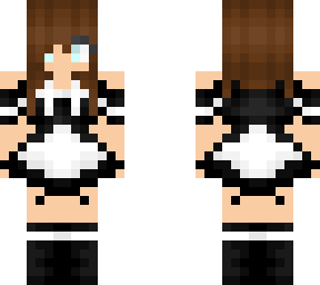brunette maid