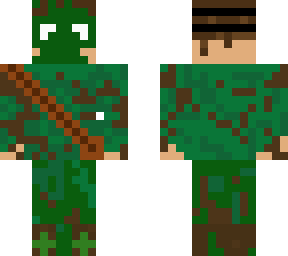 camofloged person