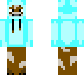 cyan cow hoodie