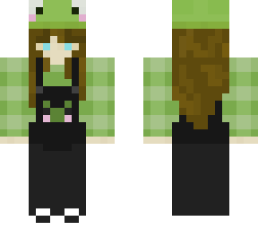 froggo beanie and overalls - female